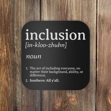 Inclusion Definition Southern Style Coaster