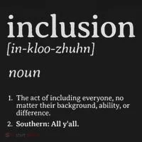 Inclusion Definition Southern Style Women's Long Sleeve Shirt thumb 2