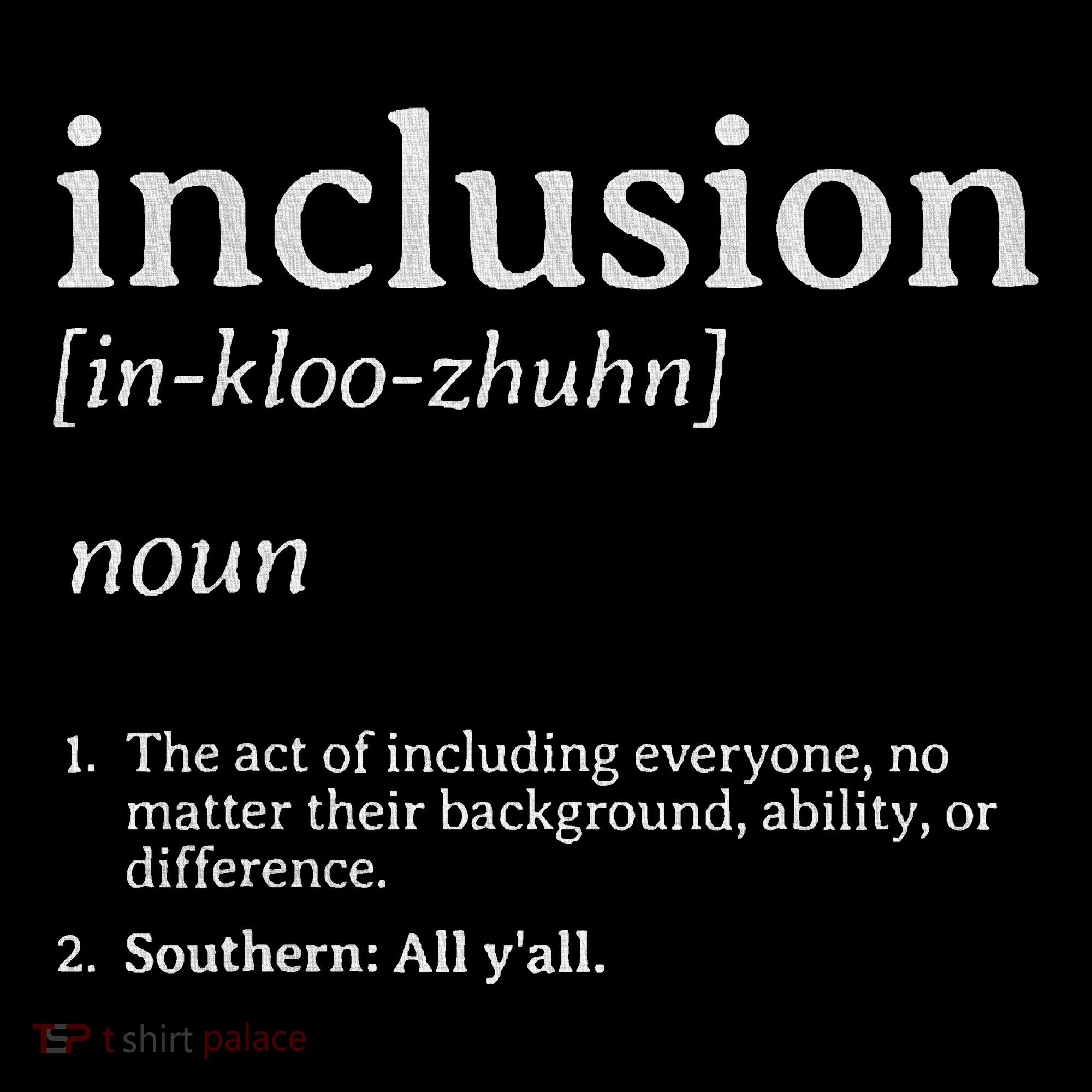 Inclusion Definition Southern Style Kids Long Sleeve Shirt