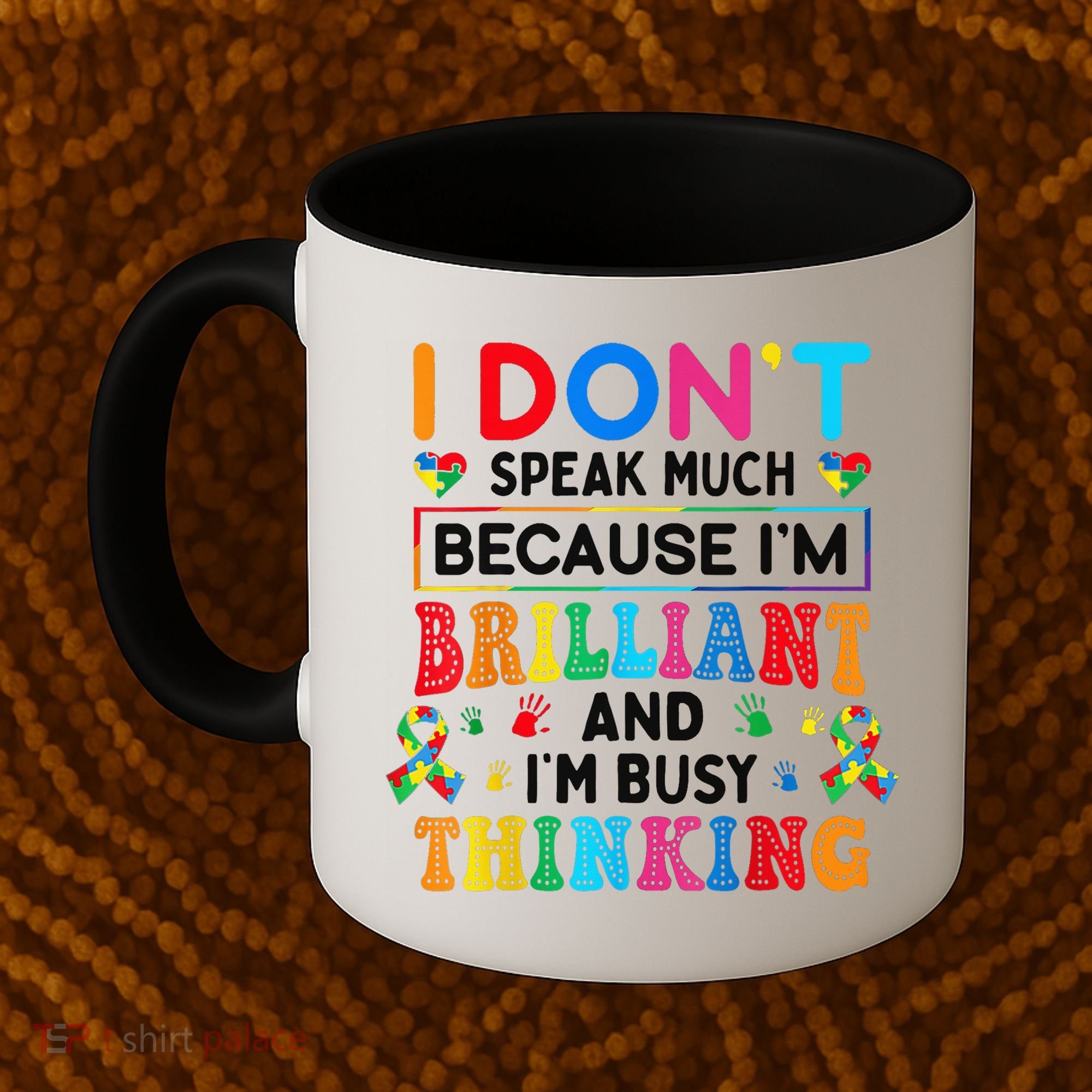 I Dont Speak Much Brilliant Autism Non Verbal Autistic Coffee Mug