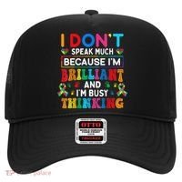 I Dont Speak Much Brilliant Autism Non Verbal Autistic Hat thumb 0