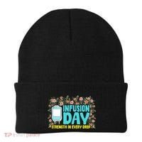 Infusion Day Spoonie Chronic Illness Awareness Support Gift Beanie thumb 0