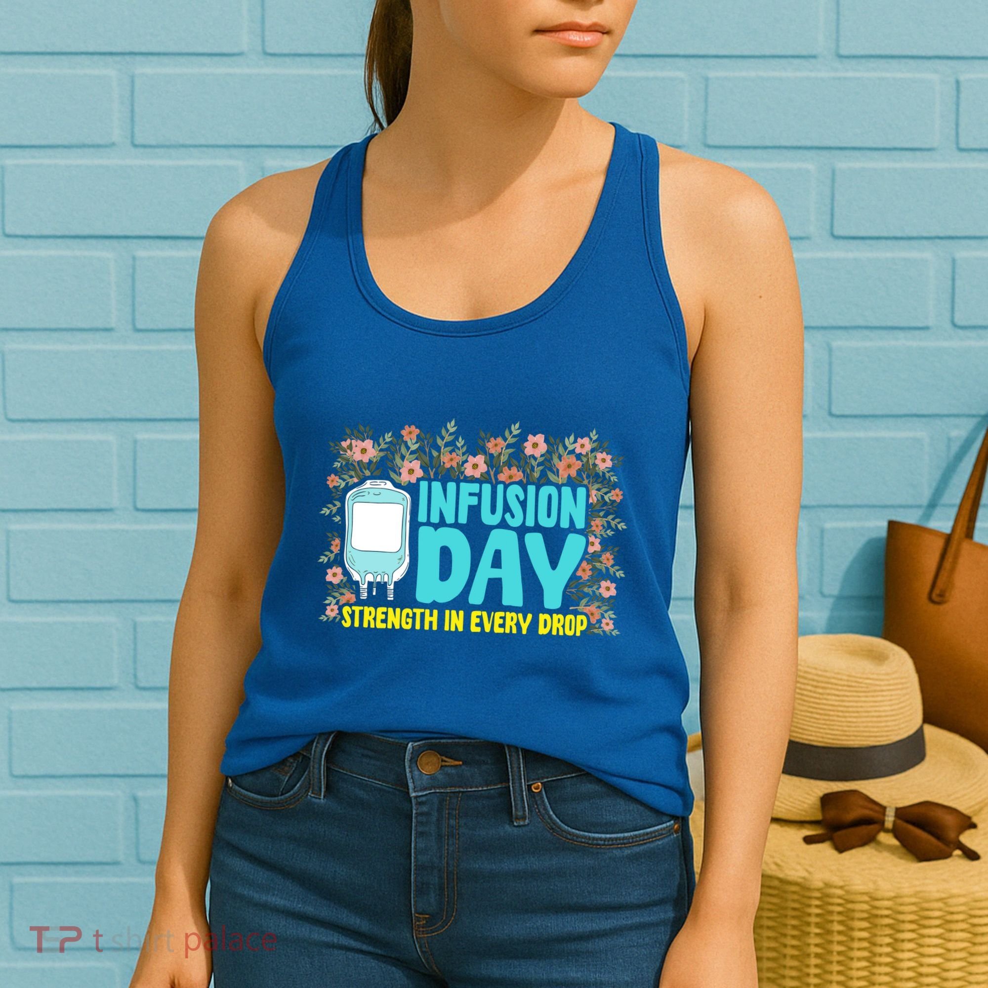 Infusion Day Spoonie Chronic Illness Awareness Support Gift Women's Tank Top