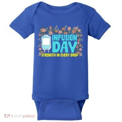 Infusion Day Spoonie Chronic Illness Awareness Support Gift Baby Bodysuit