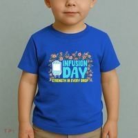 Infusion Day Spoonie Chronic Illness Awareness Support Gift Toddler T-Shirt thumb 2
