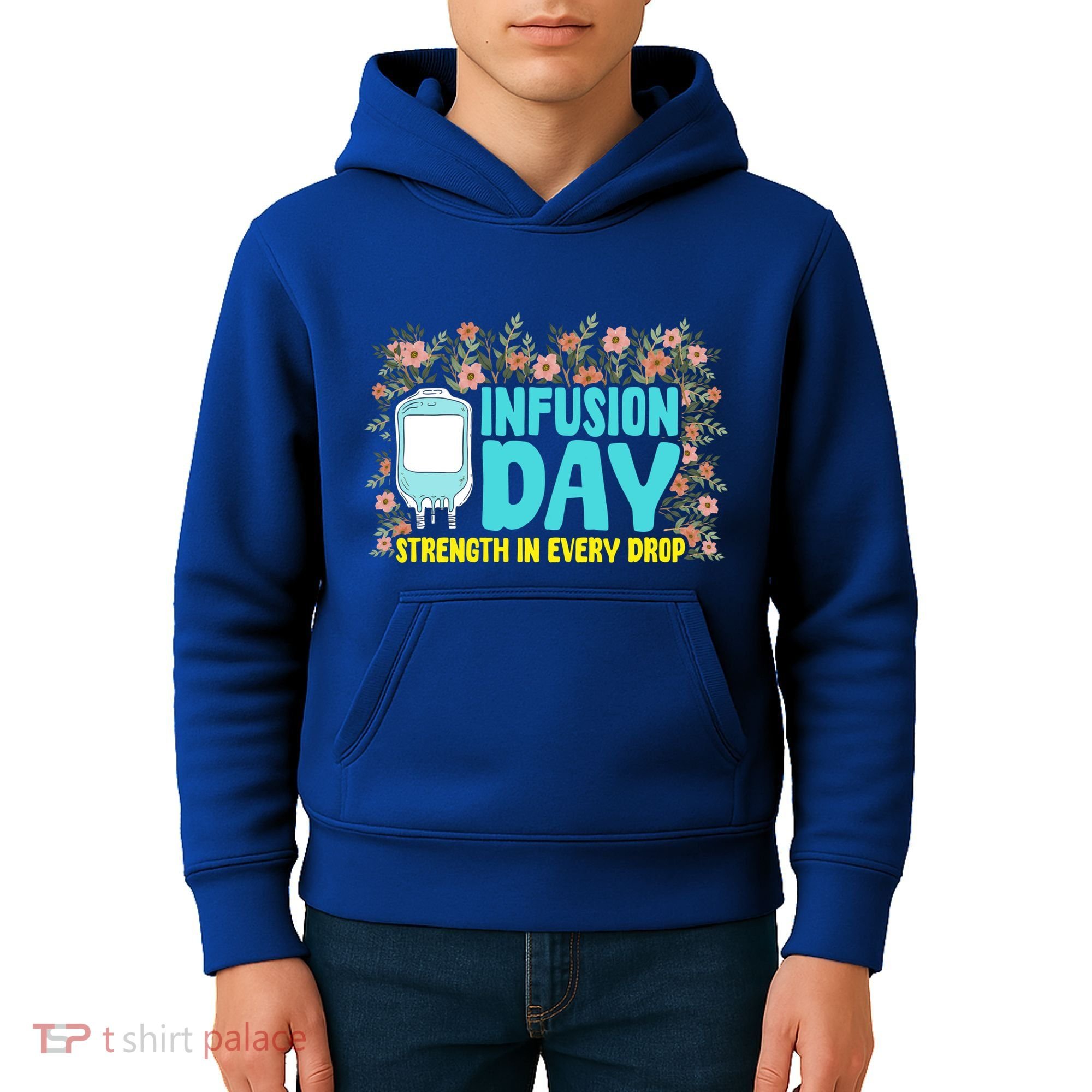 Infusion Day Spoonie Chronic Illness Awareness Support Gift Kids Hoodie