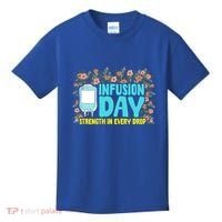 Infusion Day Spoonie Chronic Illness Awareness Support Gift Kids T-Shirt thumb 0