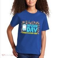 Infusion Day Spoonie Chronic Illness Awareness Support Gift Kids T-Shirt thumb 2