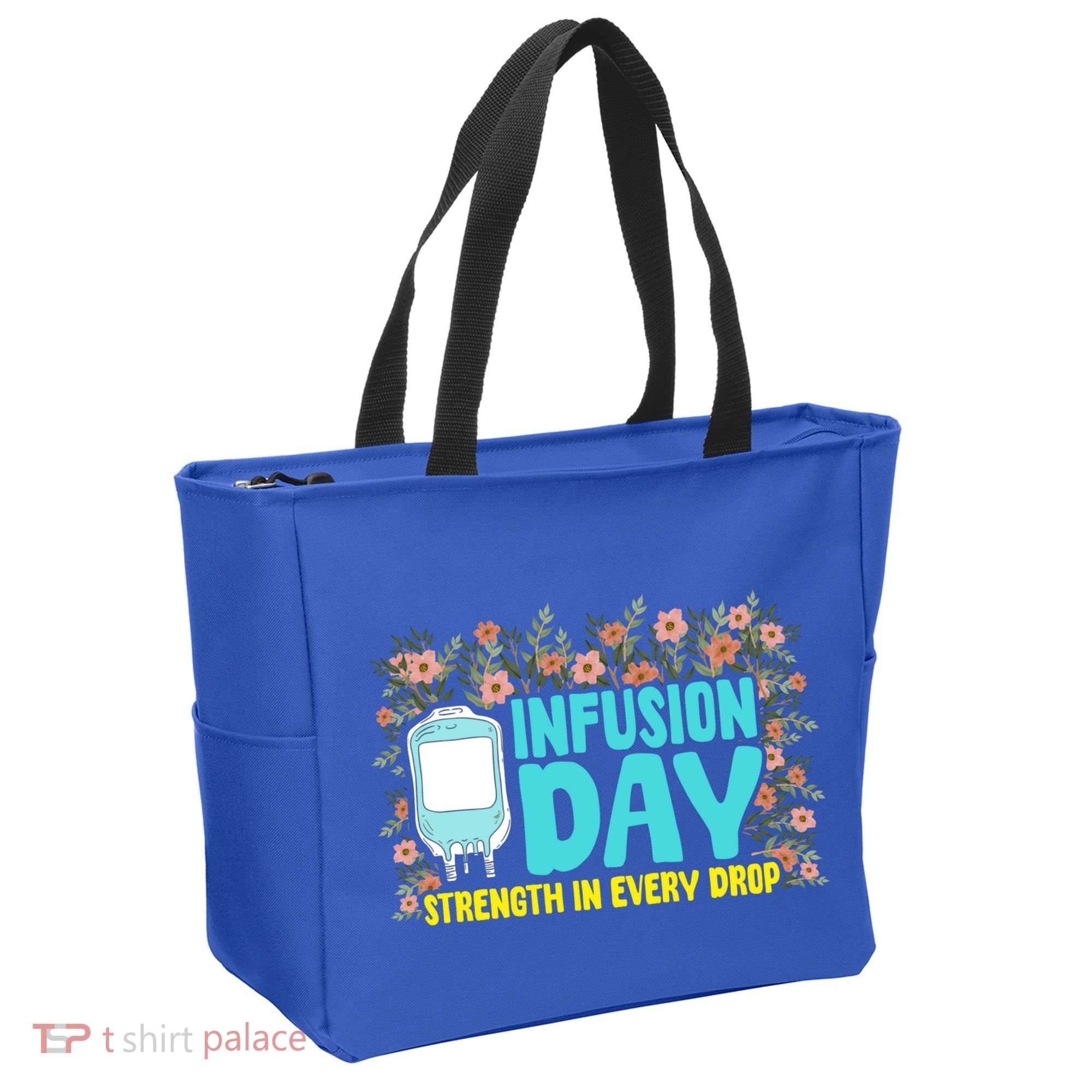Infusion Day Spoonie Chronic Illness Awareness Support Gift Tote Bag