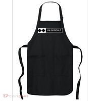 I'm Difficult Ski Snowboard Funny Snowboarding Winter Premium Apron thumb 0