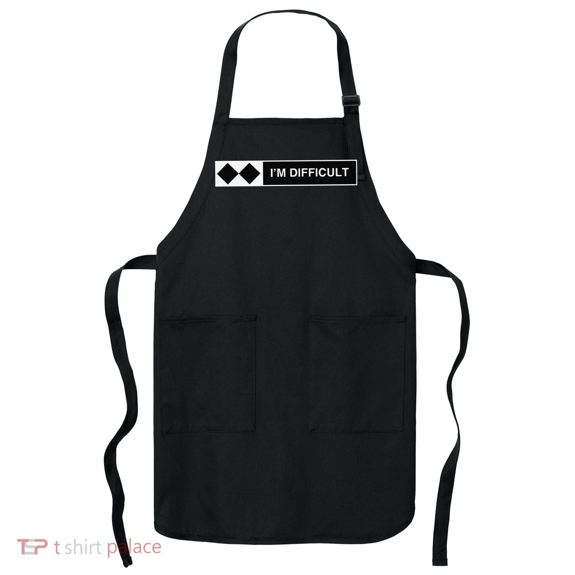 I'm Difficult Ski Snowboard Funny Snowboarding Winter Premium Apron