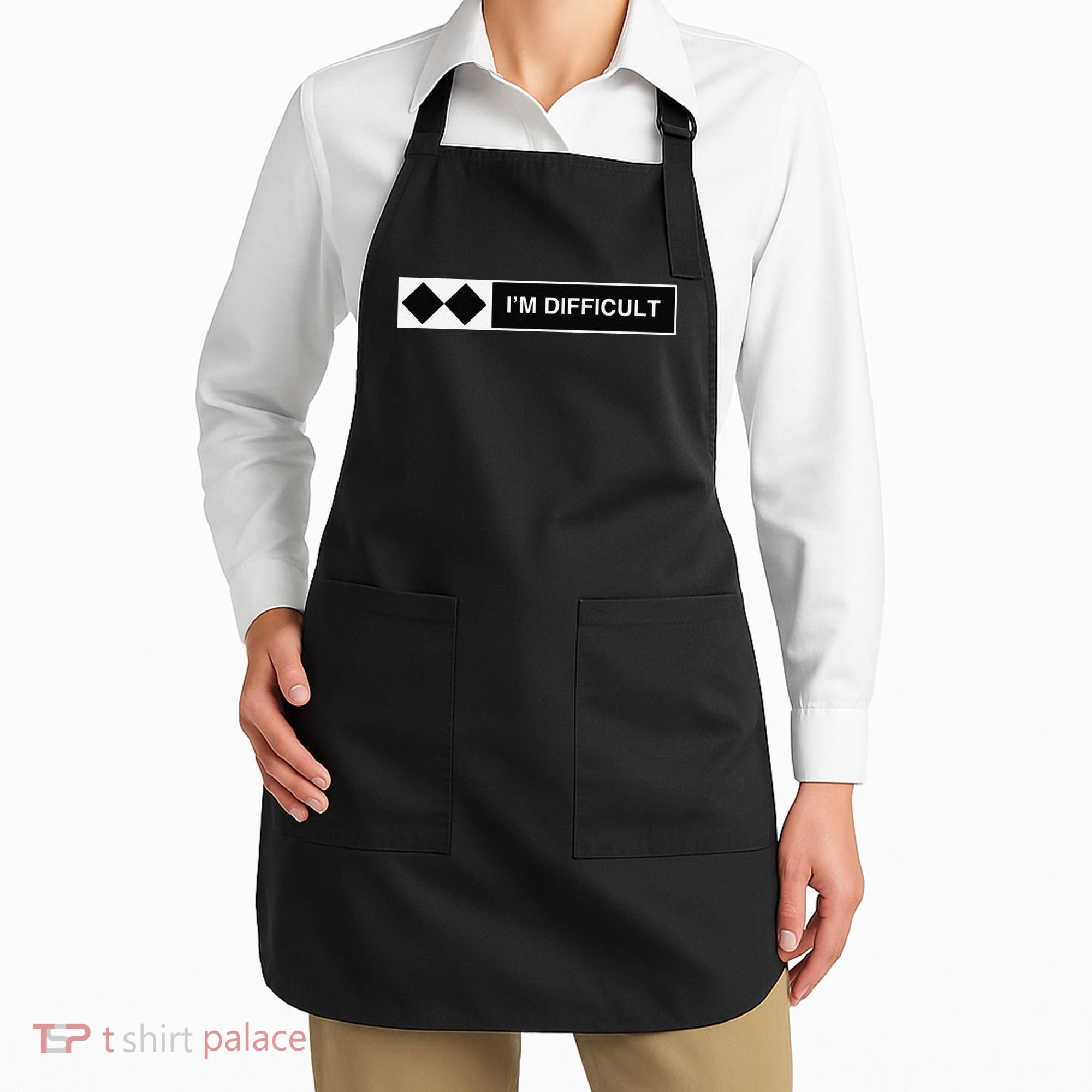 I'm Difficult Ski Snowboard Funny Snowboarding Winter Premium Apron