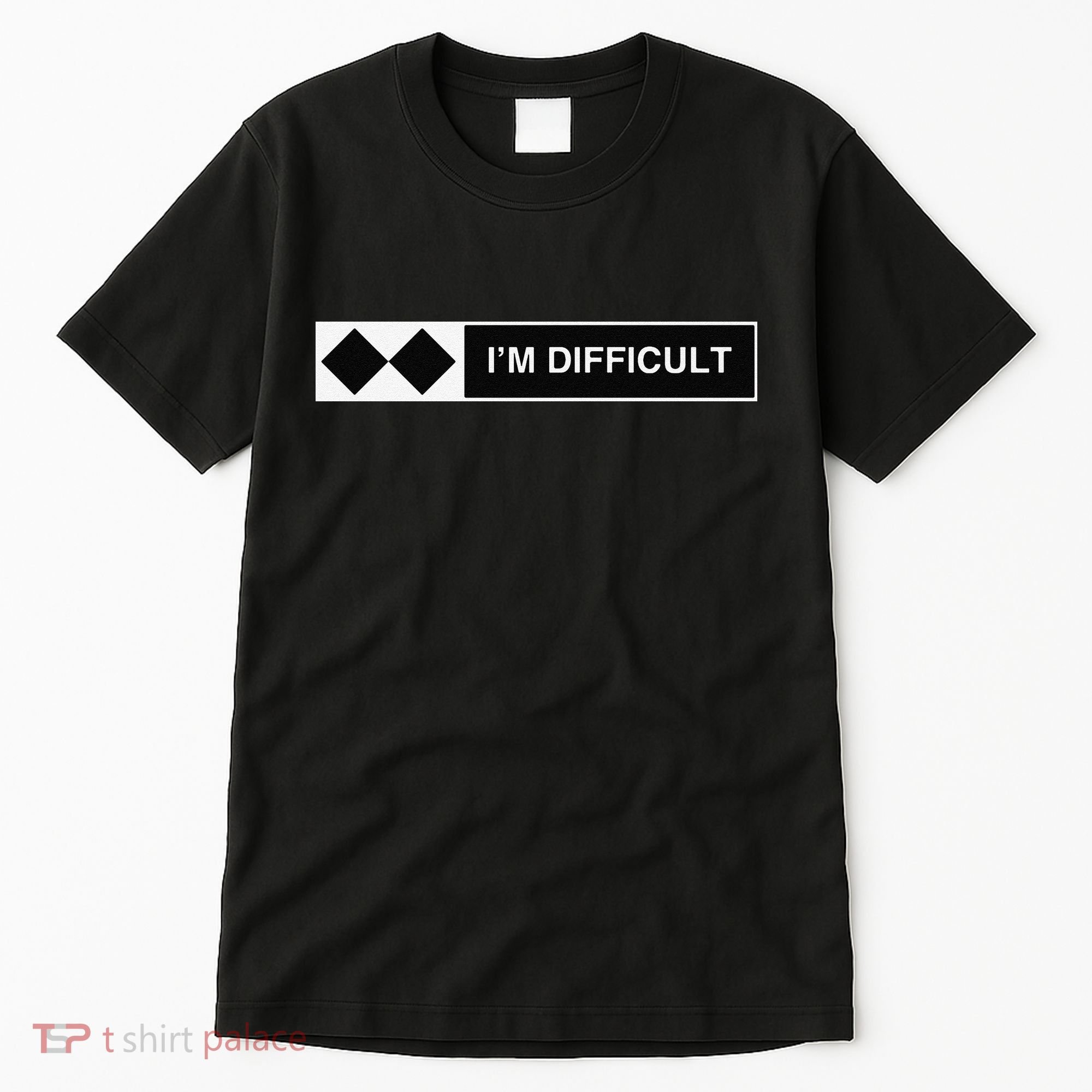I'm Difficult Ski Snowboard Funny Snowboarding Winter Premium Tall T-Shirt