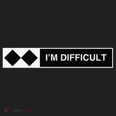 I'm Difficult Ski Snowboard Funny Snowboarding Winter Premium Port Authority Basic Backpack