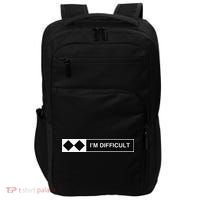 I'm Difficult Ski Snowboard Funny Snowboarding Winter Premium Impact Tech Backpack thumb 0