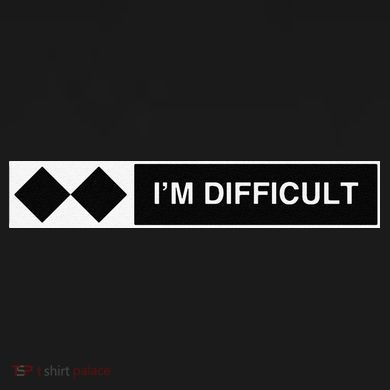 I'm Difficult Ski Snowboard Funny Snowboarding Winter Premium Sustainable Bucket Hat
