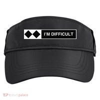 I'm Difficult Ski Snowboard Funny Snowboarding Winter Premium Adult Drive Performance Visor thumb 0