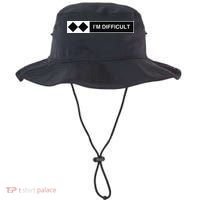 I'm Difficult Ski Snowboard Funny Snowboarding Winter Premium Bucket Hat thumb 0