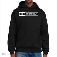 I'm Difficult Ski Snowboard Funny Snowboarding Winter Premium District V.I.T. Heavyweight Hoodie thumb 0