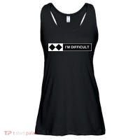 I'm Difficult Ski Snowboard Funny Snowboarding Winter Premium Ladies Essential Flowy Tank thumb 0