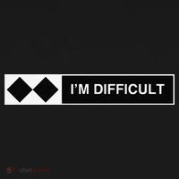 I'm Difficult Ski Snowboard Funny Snowboarding Winter Premium Dry Zone Grid Polo thumb 2