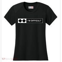 I'm Difficult Ski Snowboard Funny Snowboarding Winter Premium Women's Cooling Performance Crew T-Shirt thumb 0