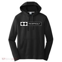 I'm Difficult Ski Snowboard Funny Snowboarding Winter Premium Performance Fleece Hoodie thumb 0