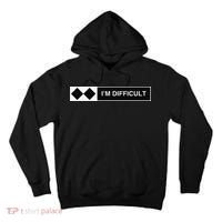 I'm Difficult Ski Snowboard Funny Snowboarding Winter Premium Tall Hoodie thumb 0