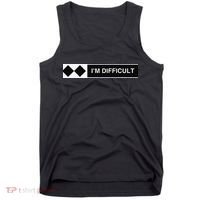 I'm Difficult Ski Snowboard Funny Snowboarding Winter Premium Tank Top thumb 0