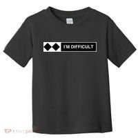 I'm Difficult Ski Snowboard Funny Snowboarding Winter Premium Toddler T-Shirt thumb 0