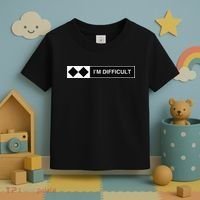 I'm Difficult Ski Snowboard Funny Snowboarding Winter Premium Toddler T-Shirt thumb 3