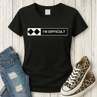 I'm Difficult Ski Snowboard Funny Snowboarding Winter Premium Women's T-Shirt thumb 3