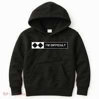 I'm Difficult Ski Snowboard Funny Snowboarding Winter Premium Kids Hoodie thumb 0