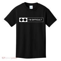 I'm Difficult Ski Snowboard Funny Snowboarding Winter Premium Kids T-Shirt thumb 0