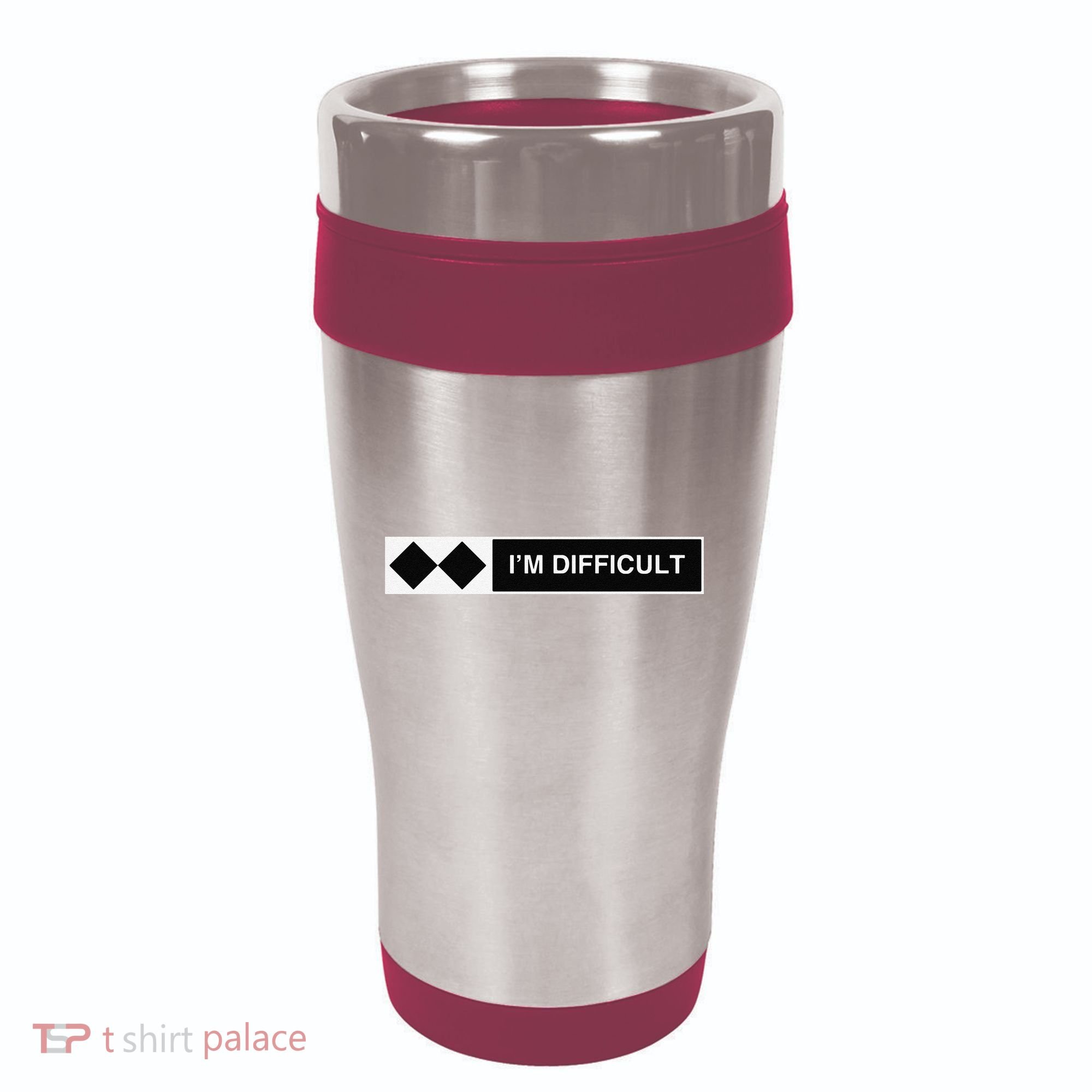 I'm Difficult Ski Snowboard Funny Snowboarding Winter Premium 16oz Travel Tumbler