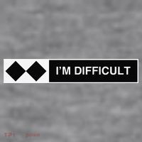 I'm Difficult Ski Snowboard Funny Snowboarding Winter Premium Women's Racerback Cropped Tank thumb 2