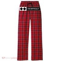I'm Difficult Ski Snowboard Funny Snowboarding Winter Premium Women's Flannel Plaid Pajama Pants thumb 0