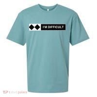I'm Difficult Ski Snowboard Funny Snowboarding Winter Premium Sueded Cloud Jersey T-Shirt thumb 0