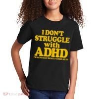 I Don't Struggle With ADHD I'm Actually Really Good At It Kids T-Shirt thumb 2