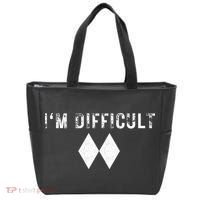 IM Difficult Skiing Skier Snowboard Double Black Diamonds Tote Bag thumb 0