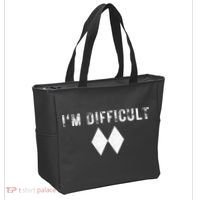 IM Difficult Skiing Skier Snowboard Double Black Diamonds Tote Bag thumb 2