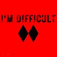IM Difficult Skiing Skier Snowboard Double Black Diamonds Santa Hat thumb 1