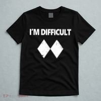 I'm Difficult Skiing Skier Snowboard Double Black Diamonds T-Shirt thumb 5