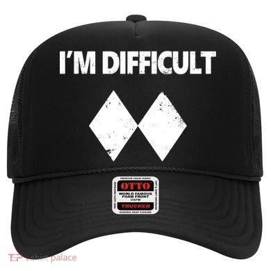 I'm Difficult Skiing Skier Snowboard Double Black Diamonds Hat