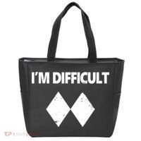 I'm Difficult Skiing Skier Snowboard Double Black Diamonds Tote Bag thumb 0
