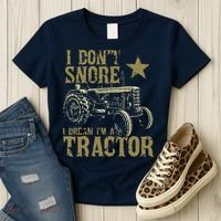 I Dont Snore I Dream Im A Tractor Shirts Funny Tractor Gift Women's T-Shirt thumb 3