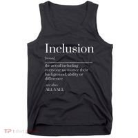 Inclusion Definition Southern Style All Yall Neurodivergent Tank Top thumb 0