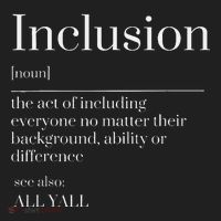 Inclusion Definition Southern Style All Yall Neurodivergent Golf Towel thumb 3