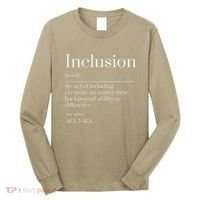 Inclusion Definition Southern Style All Yall Neurodivergent Long Sleeve Shirt thumb 0
