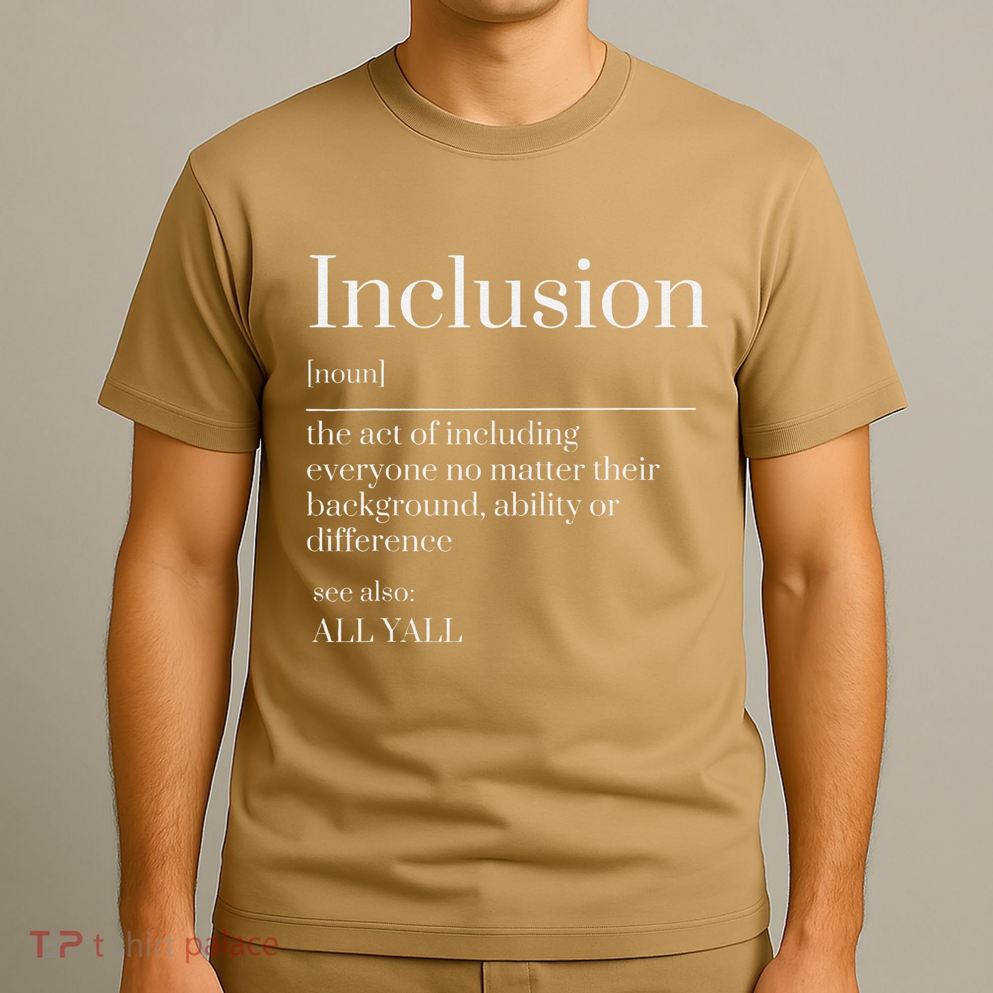 Inclusion Definition Southern Style All Yall Neurodivergent T-Shirt